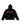 Fleece Hoodie Top - Black