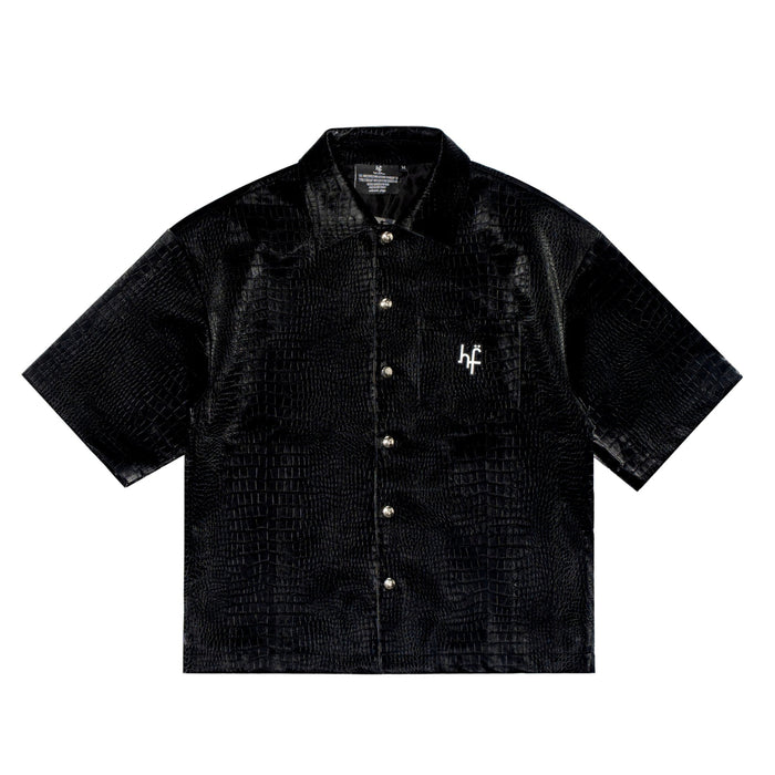 HF CROC LEATHER TOP