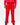 HF Velour Tracksuit Pant - Red