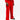 HF Velour Tracksuit Pant - Red