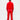 HF Velour Tracksuit Pant - Red