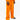 HF Velour Tracksuit Pants - Orange