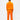 HF Velour Tracksuit Pants - Orange